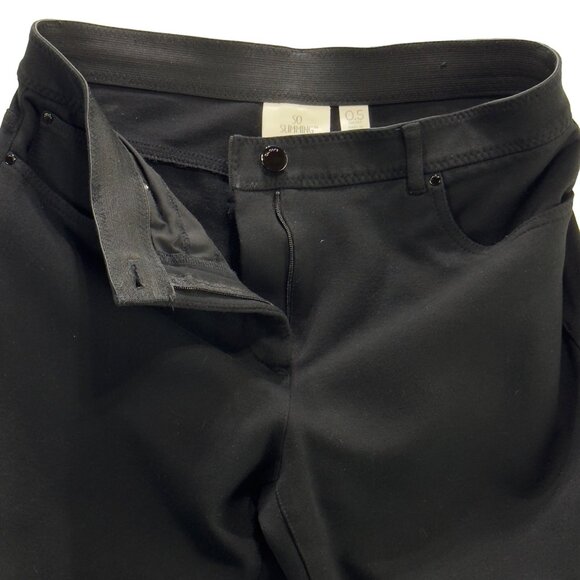 SO SLIMMING by CHICOS Women's Pants Black 5 Pocket Style Size 0.5 Short. (4-6) - Picture 6 of 10